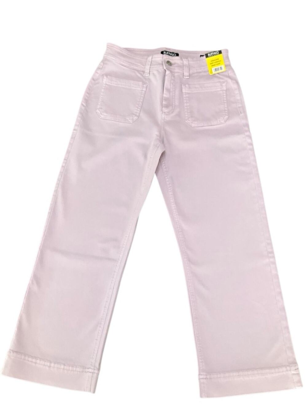 Buffalo David Britton Women’s Wide Leg Crop Pant Soft Lilac Size 6/28 NWT